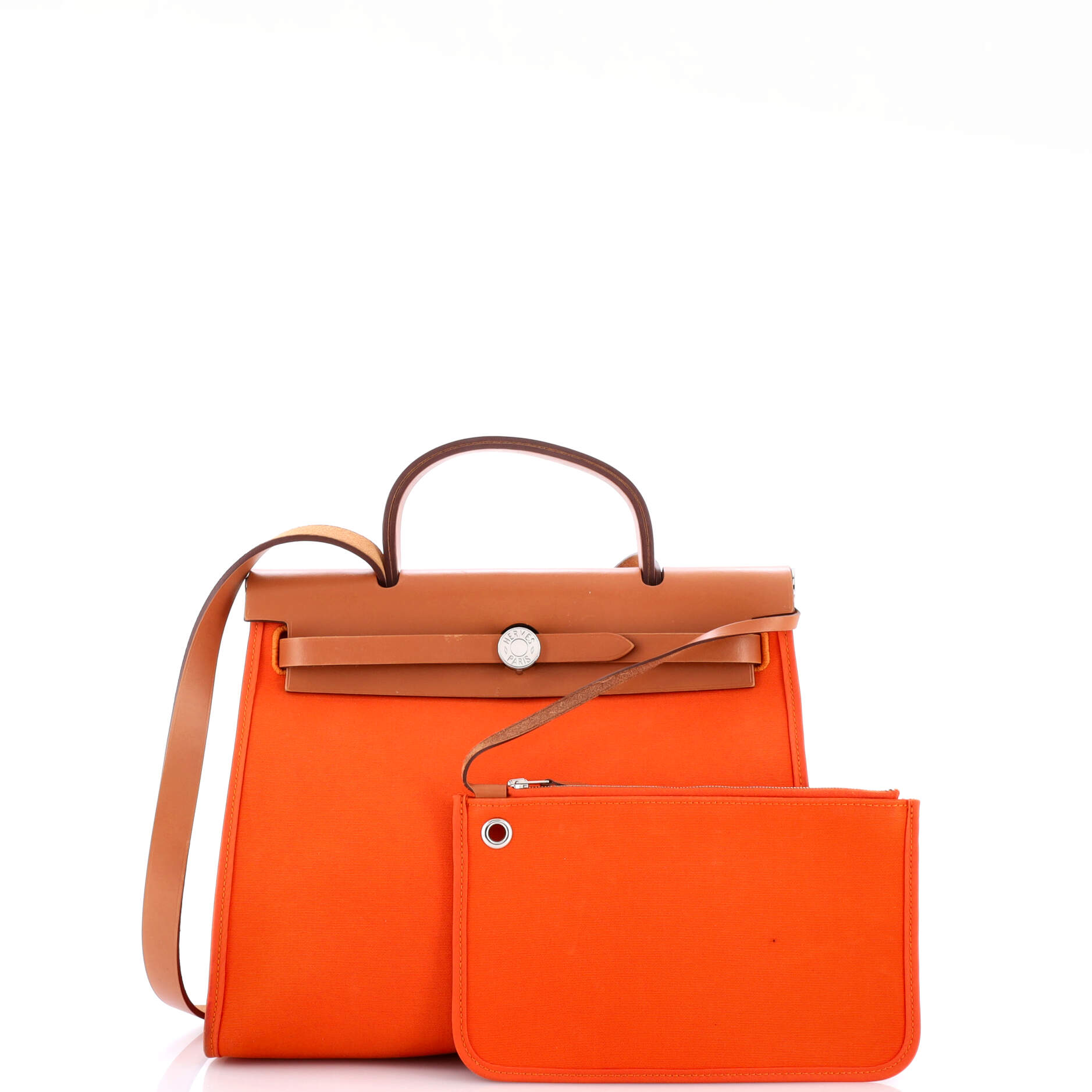 Herbag Zip Leather and Toile 31