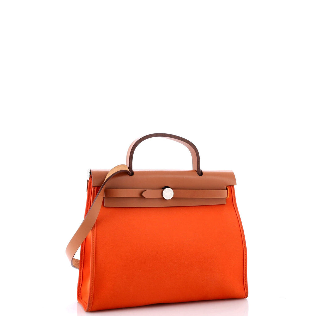 Herbag Zip Leather and Toile 31