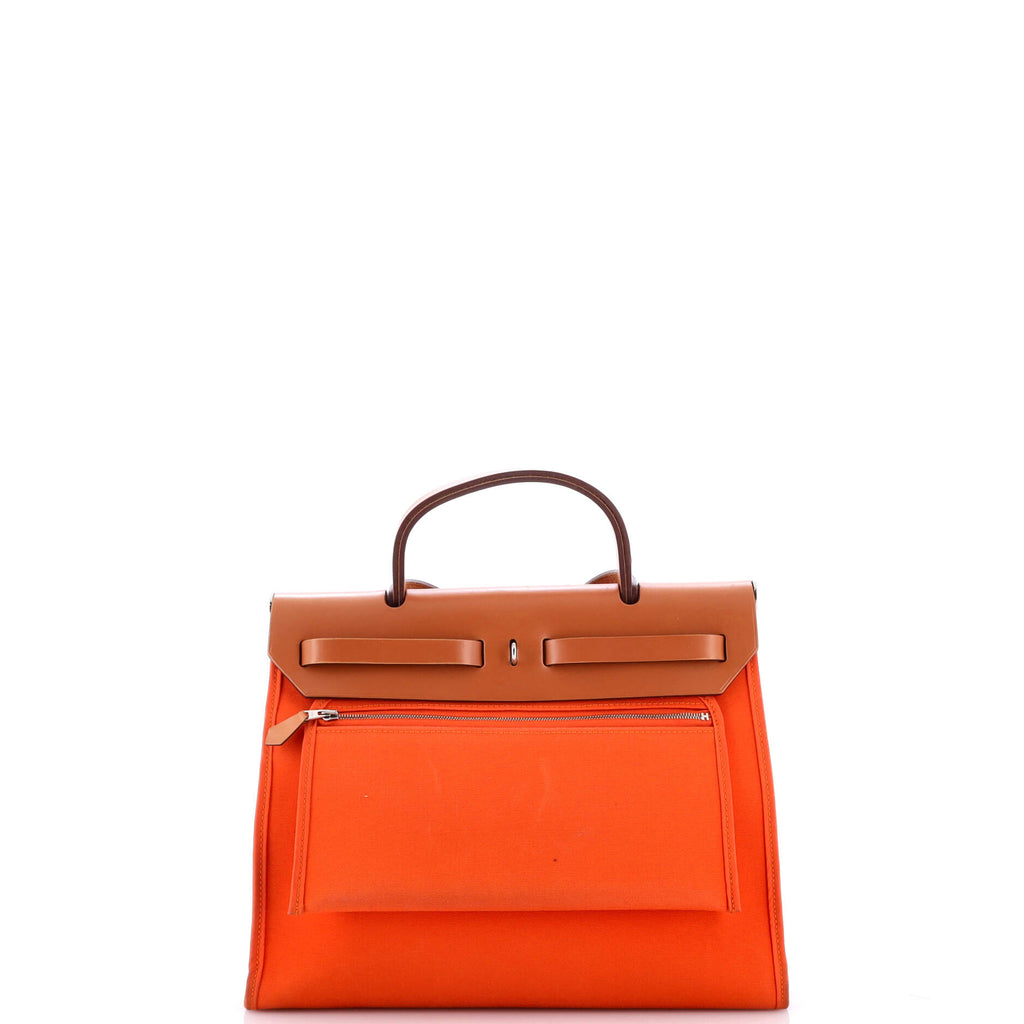 Herbag Zip Leather and Toile 31