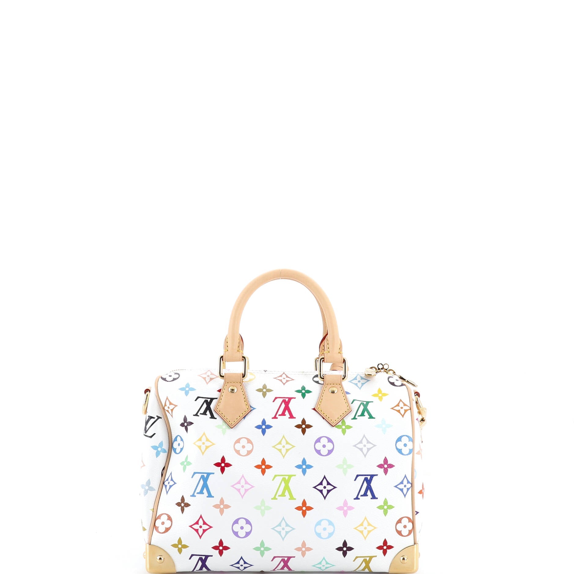 x Takashi Murakami Speedy Soft Bandouliere Bag Monogram Multicolor 25