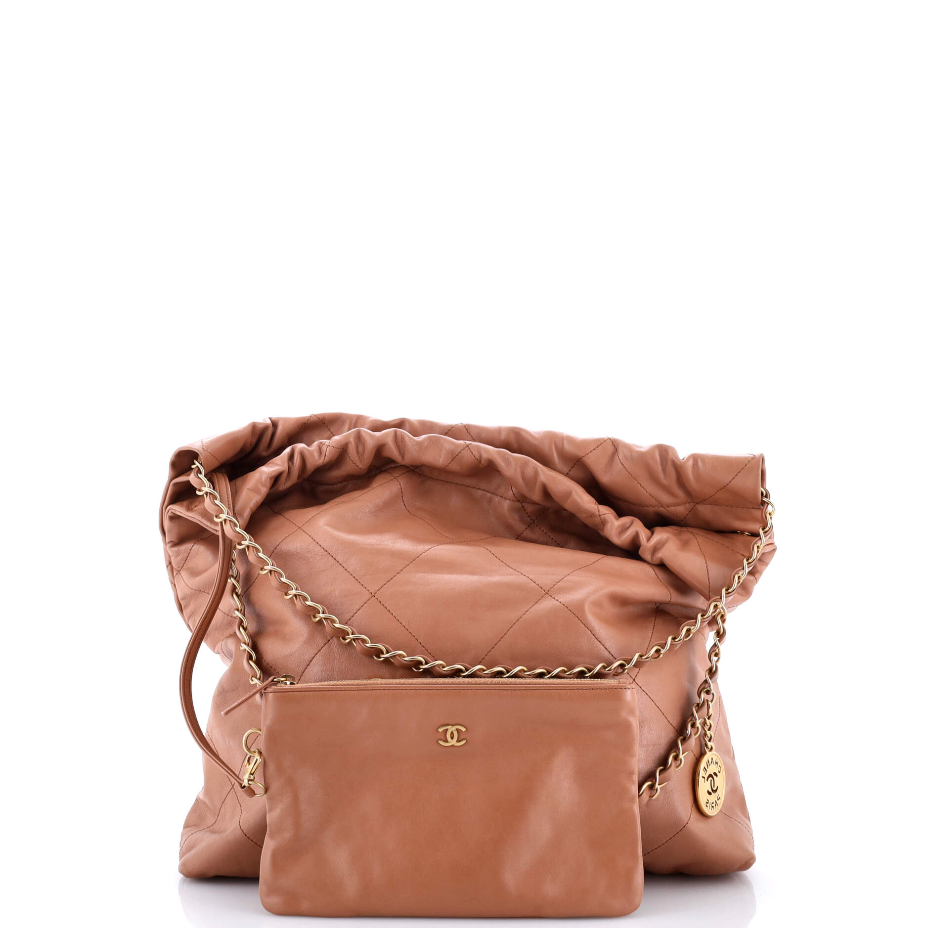22 Chain Hobo Quilted Calfskin Medium