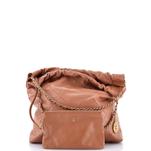 22 Chain Hobo Quilted Calfskin Medium