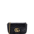 GG Marmont Flap Bag Matelasse Leather Super Mini
