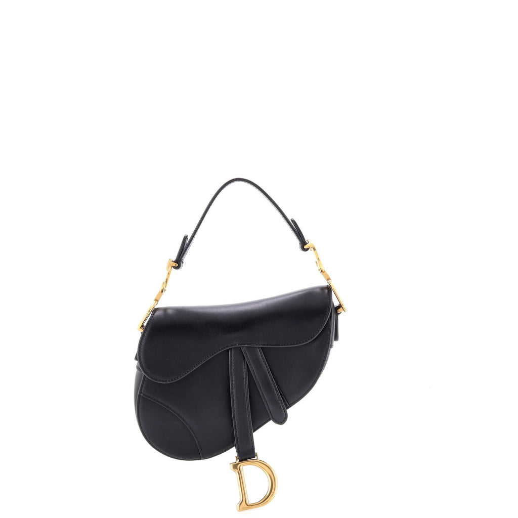 Saddle Handbag Leather Mini