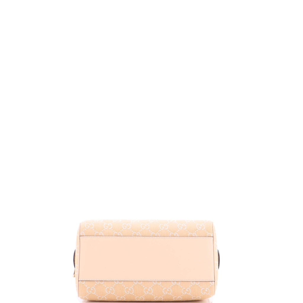 Ophidia Convertible Boston Bag GG Denim Small