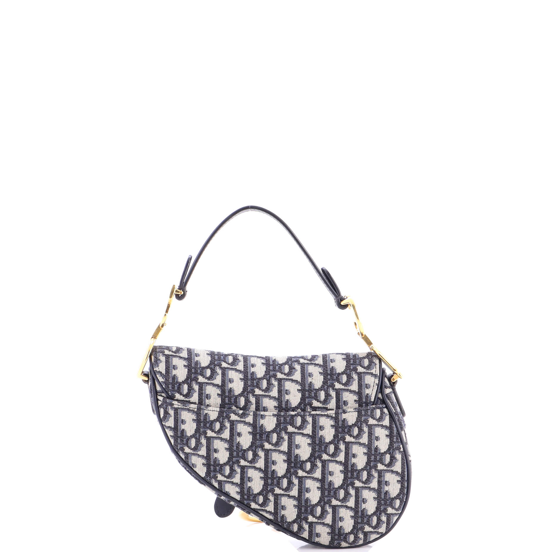 Saddle Handbag Oblique Canvas Mini