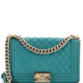Boy Flap Bag Quilted Lambskin Old Medium