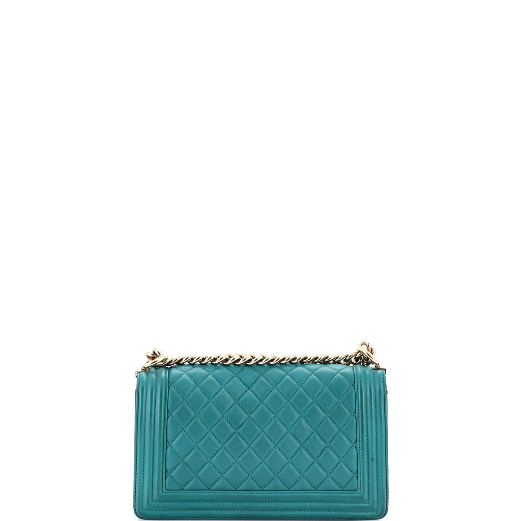Boy Flap Bag Quilted Lambskin Old Medium