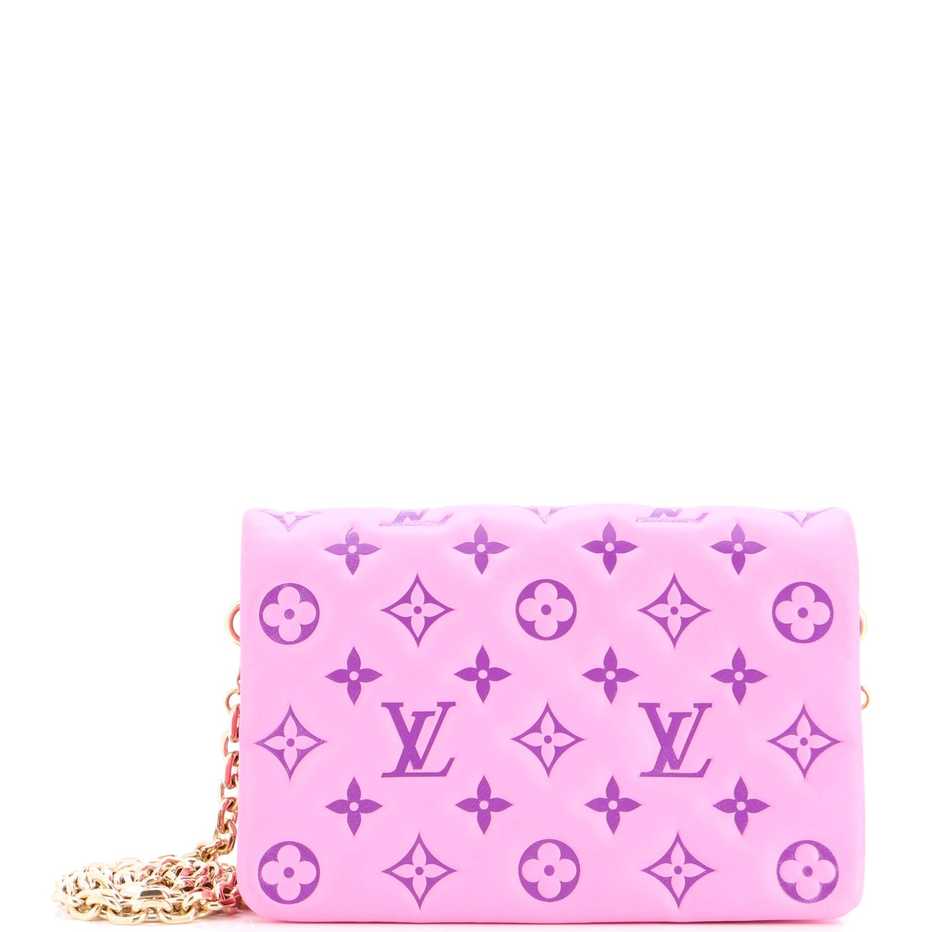 Coussin Pochette Monogram Embossed Lambskin