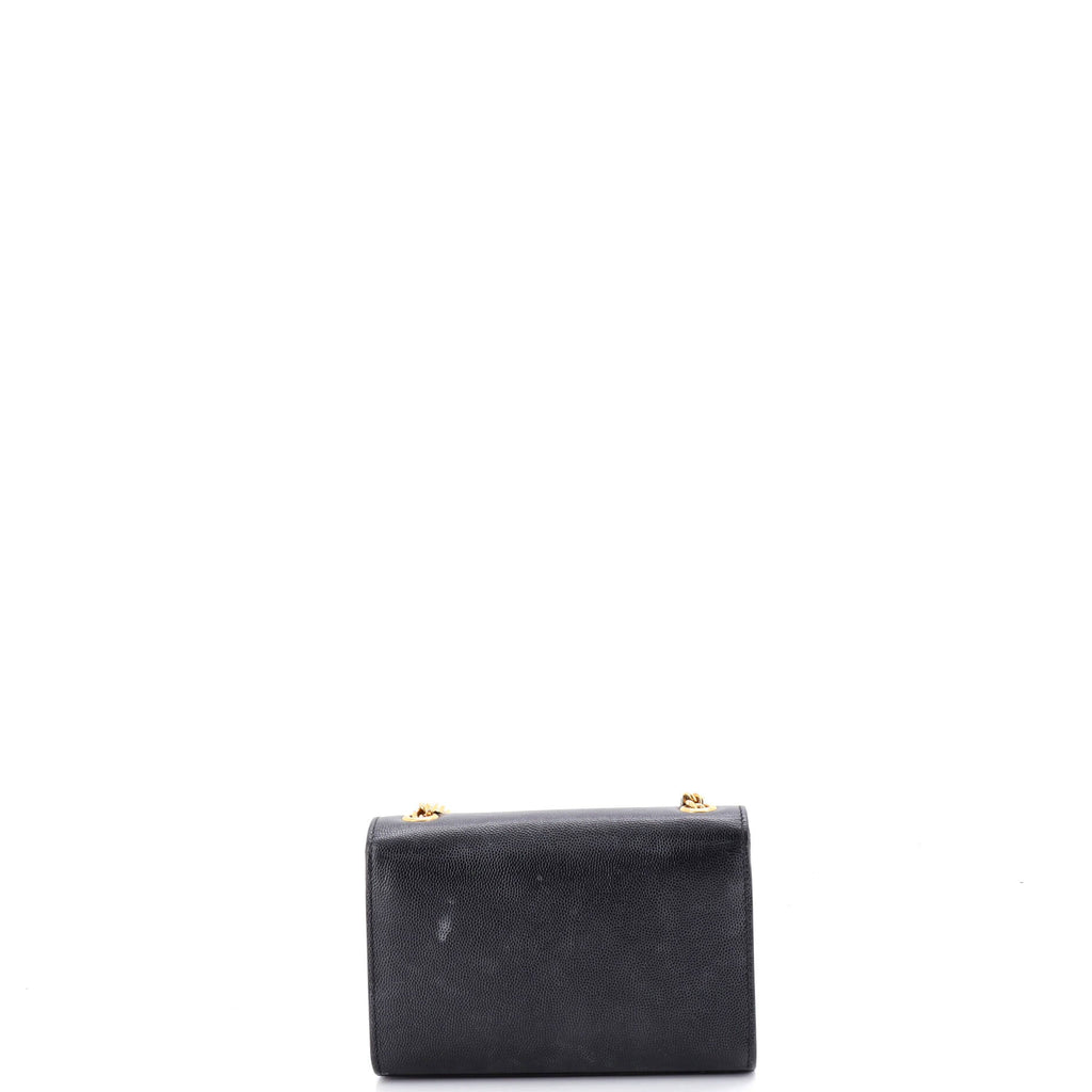 Classic Monogram Crossbody Bag Grainy Leather Small