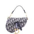 Saddle Handbag Oblique Canvas Mini