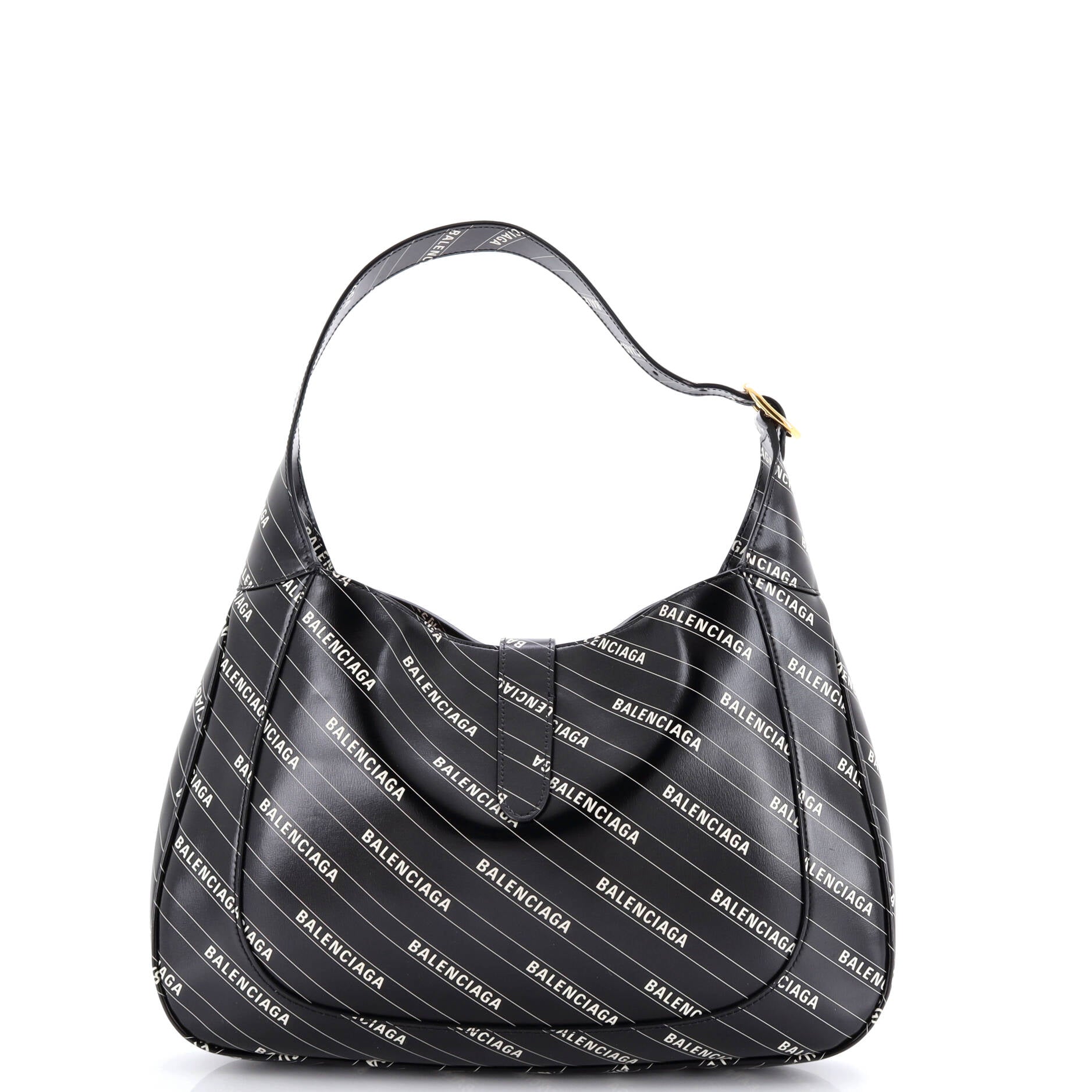 x Balenciaga The Hacker Project Jackie 1961 Hobo Printed Leather Medium