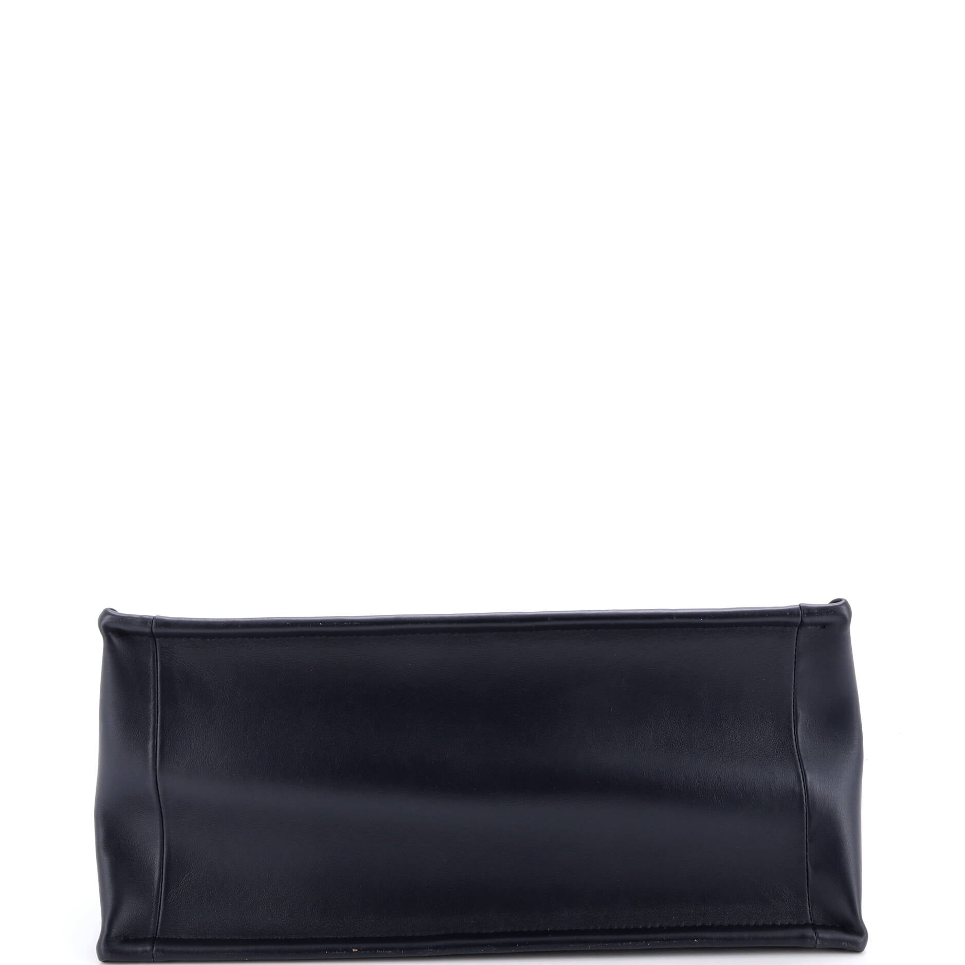 Book Tote with Strap Embroidered Canvas Medium