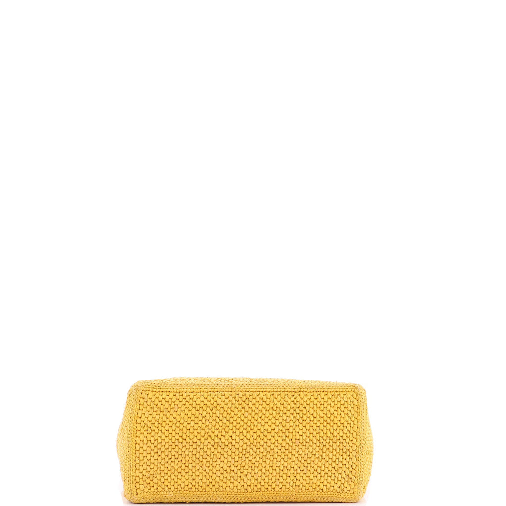Paula's Ibiza Logo Convertible Tote Raffia Medium