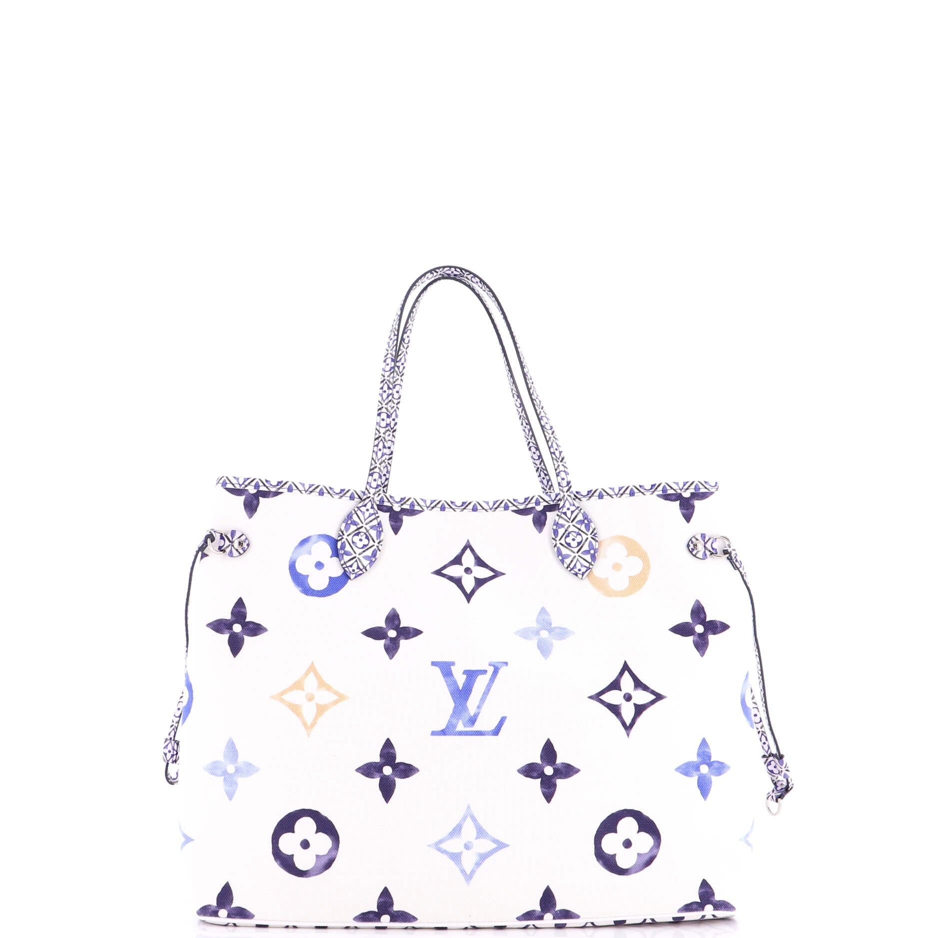 Neverfull NM Tote Limited Edition Cities By The Pool Monogram Watercolor Giant GM