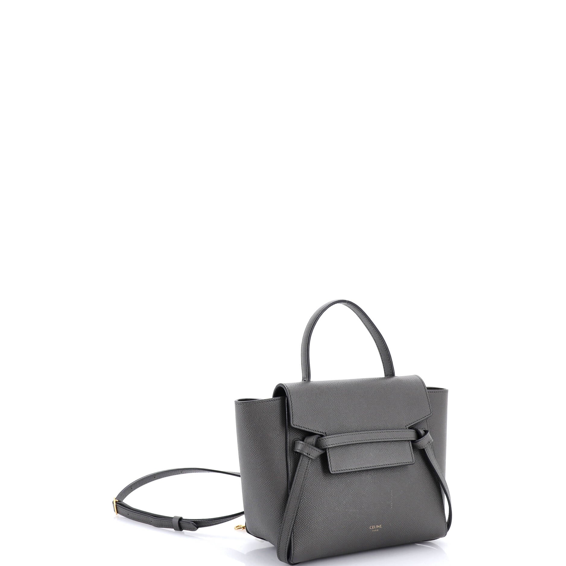 Belt Bag Textured Leather Nano