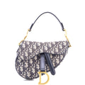 Saddle Handbag Oblique Canvas Mini