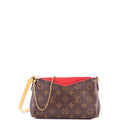 Pallas Clutch Monogram Canvas with Leather