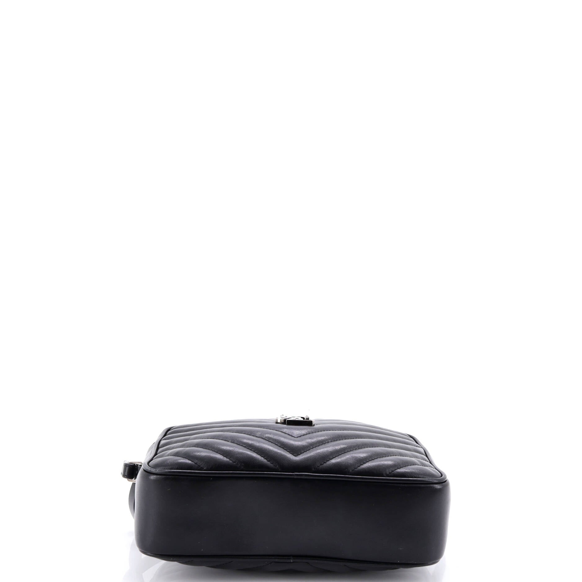 Lou Camera Bag Matelasse Chevron Leather Small