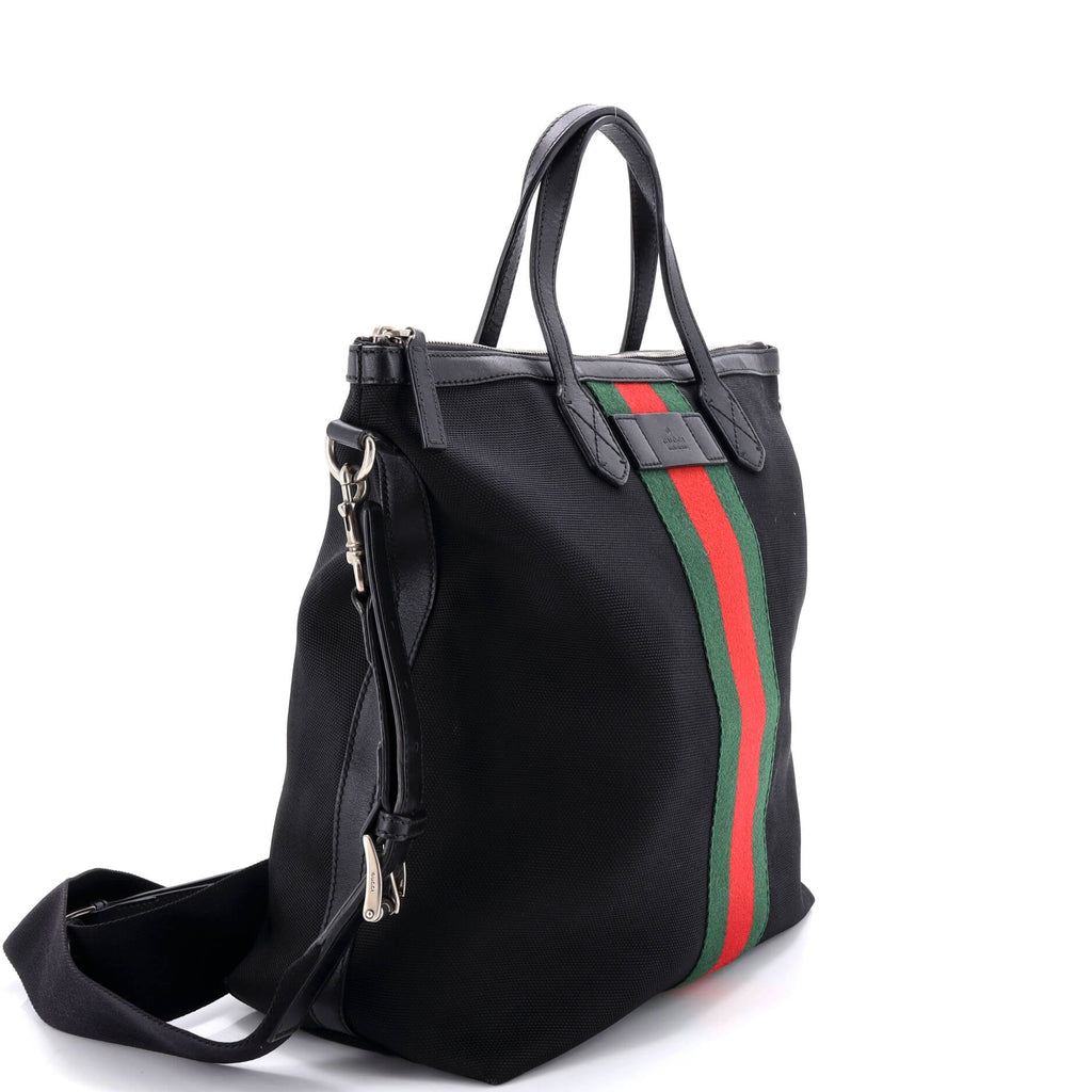 Web Zip Tote Techno Canvas Medium