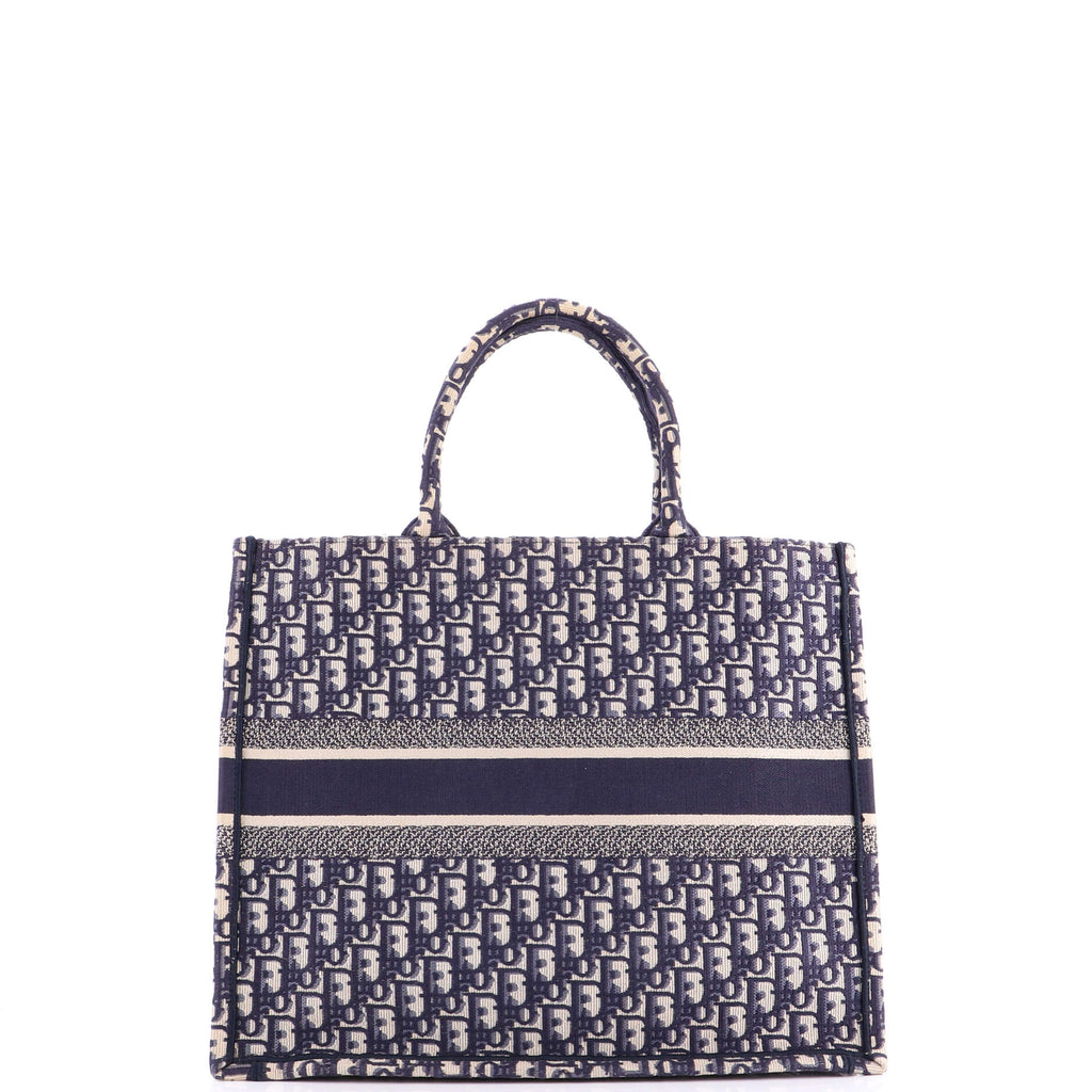 Book Tote Oblique Canvas Large