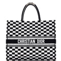 Book Tote Embroidered Canvas Large