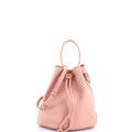 TB Drawstring Bucket Bag Leather Small