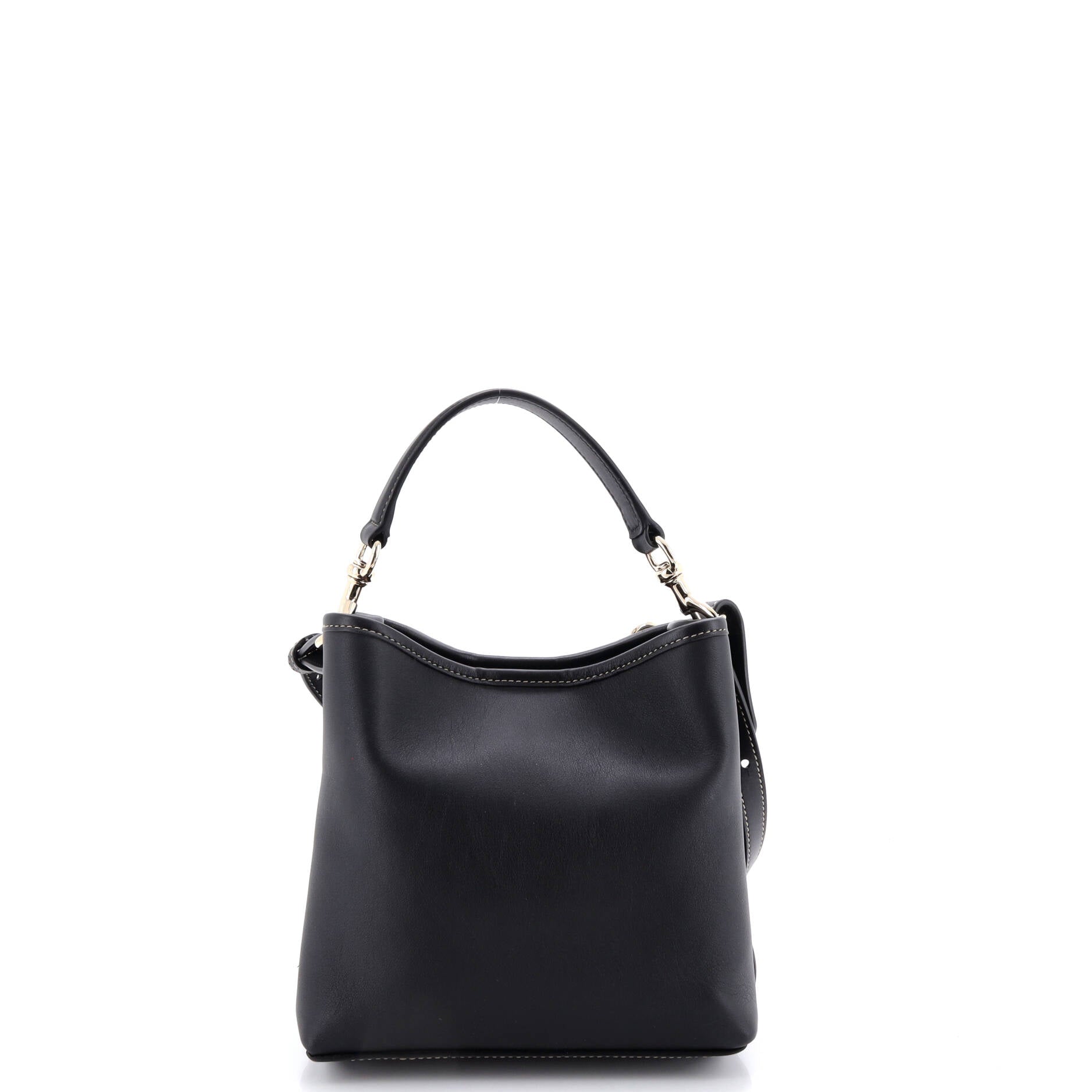 Emblem Bucket Bag Leather Small