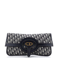 Fold Over Clutch Oblique Canvas