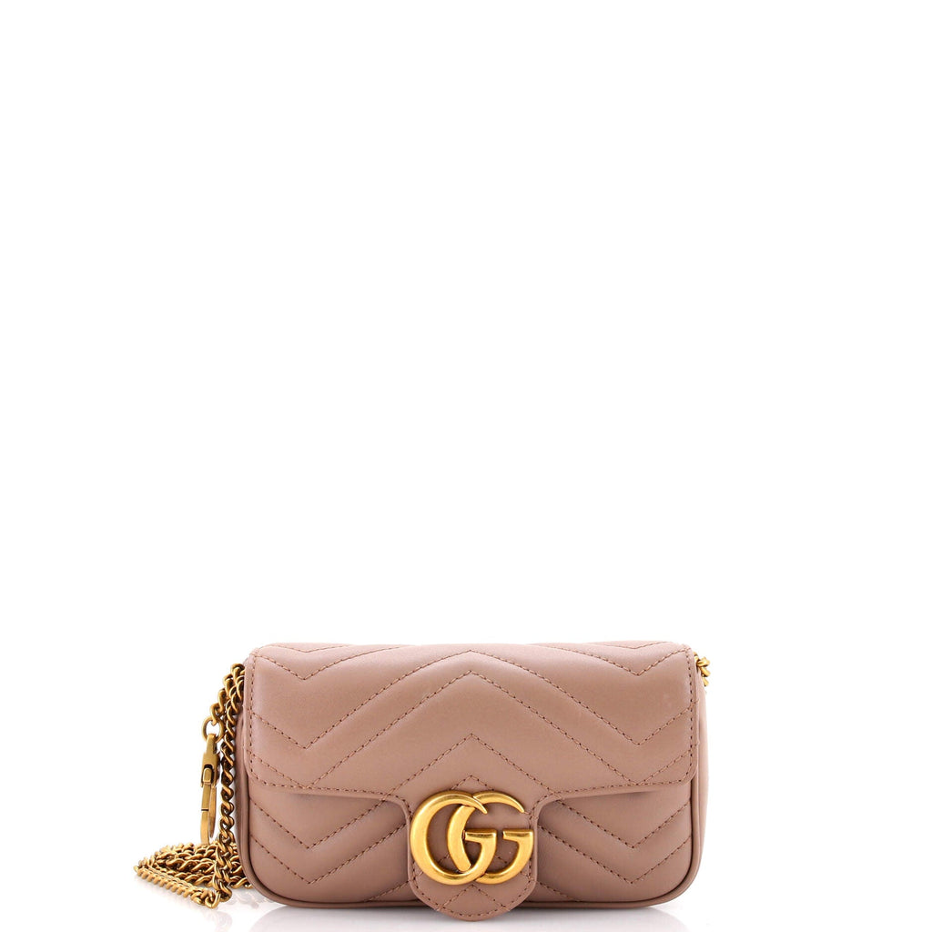 GG Marmont Flap Bag Matelasse Leather Super Mini
