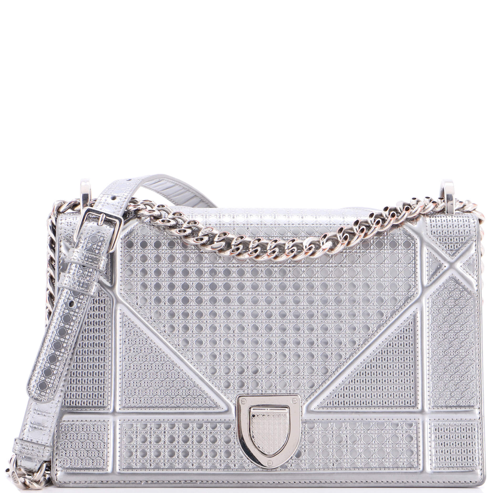 Saddle Handbag Leather Medium