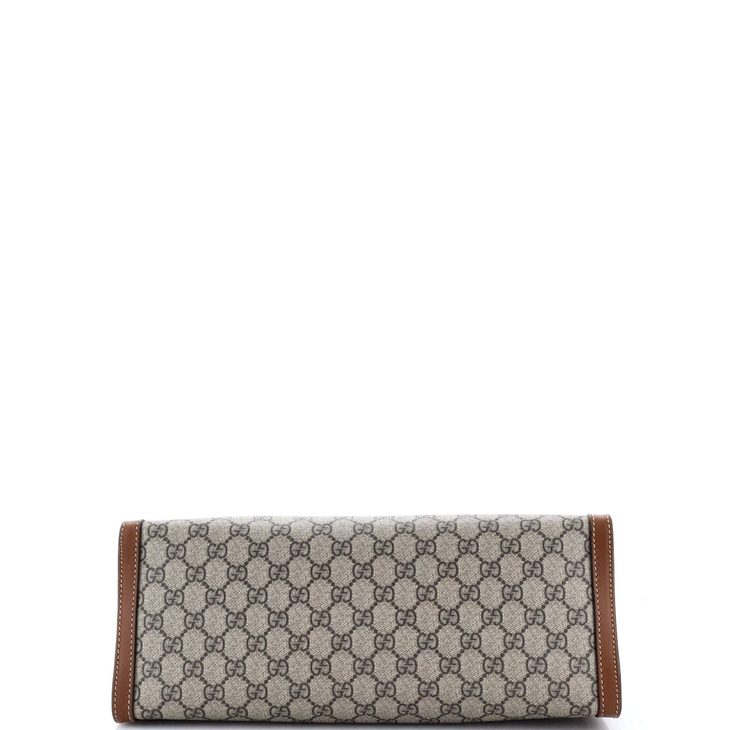 Padlock Chain Tote GG Coated Canvas with Leather Medium