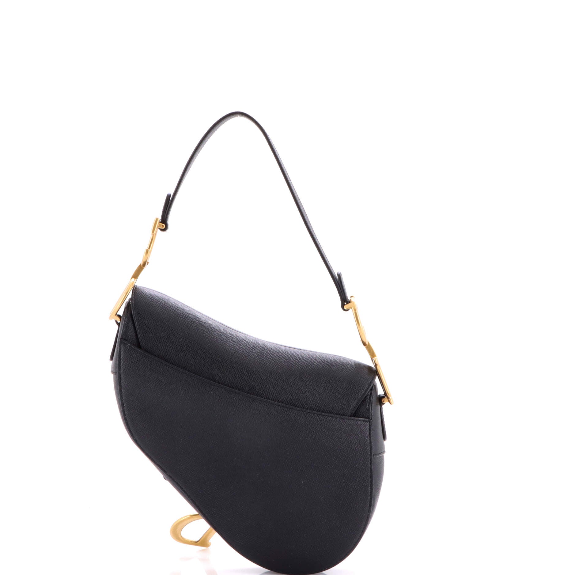 Saddle Handbag Leather Medium