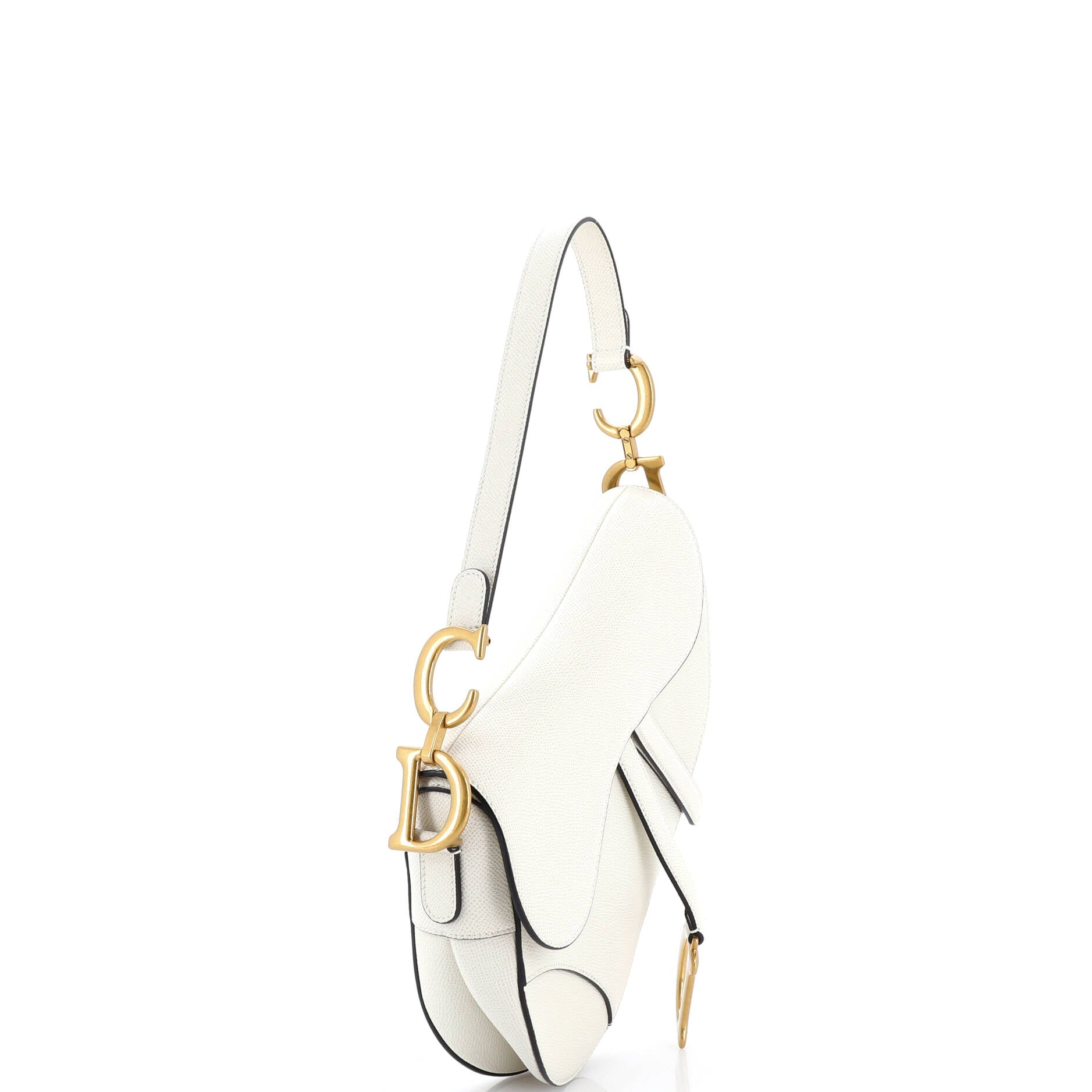 Saddle Handbag Leather Medium