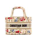 Book Tote Embroidered Canvas Mini