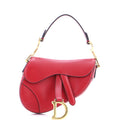 Saddle Handbag Leather Mini