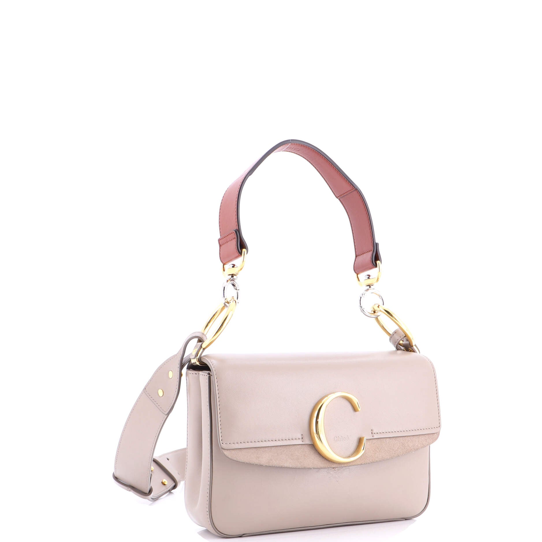 C Double Carry Bag Leather Small
