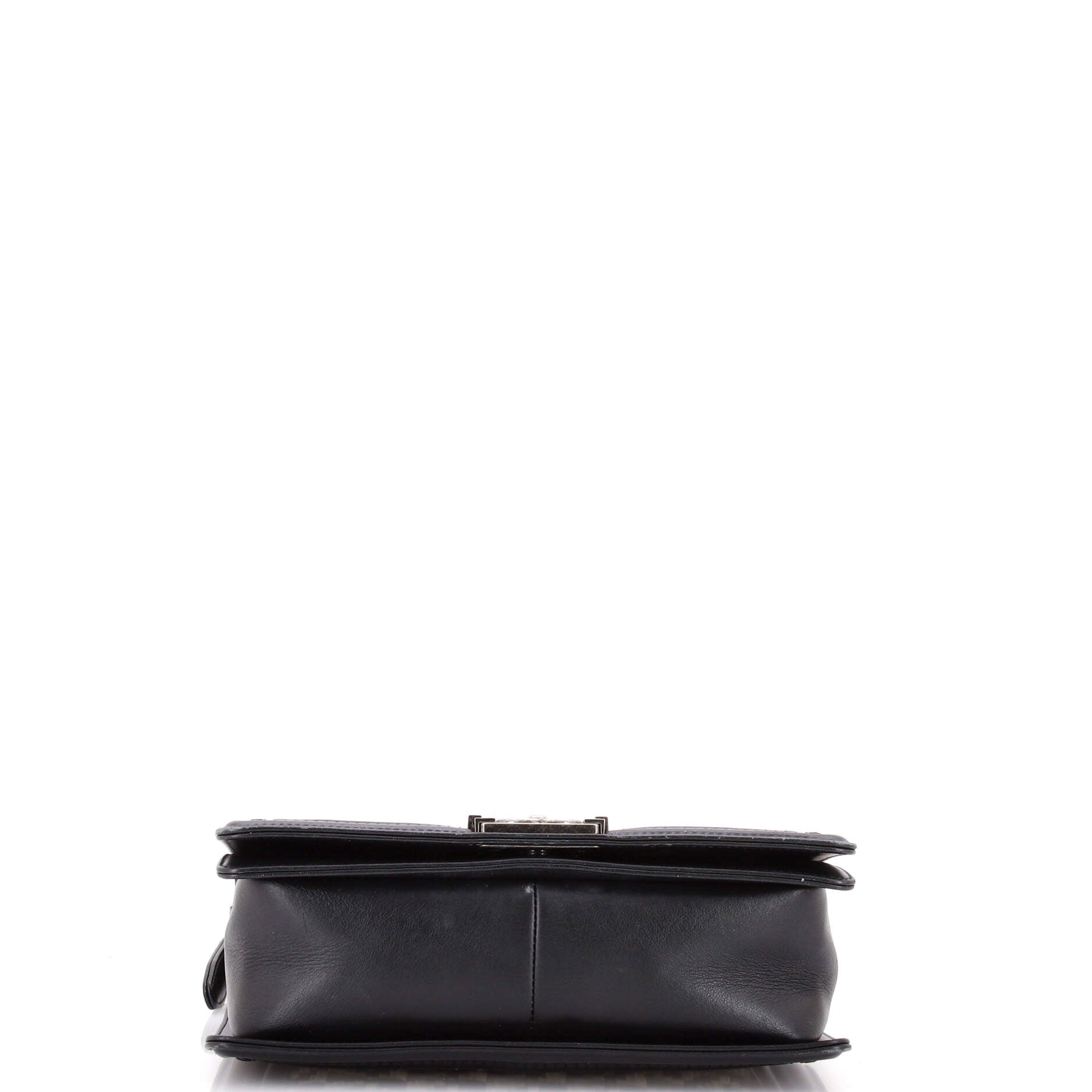 Boy Flap Bag Woven Calfskin Old Medium