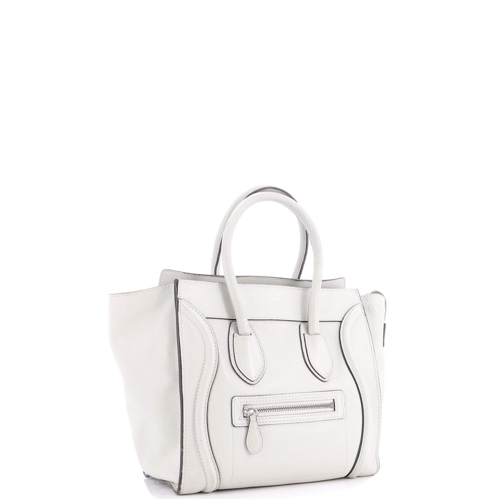 Luggage Bag Grainy Leather Micro