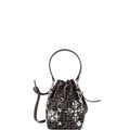 Mon Tresor Bucket Bag Crystal Embellished Zucca Canvas Mini