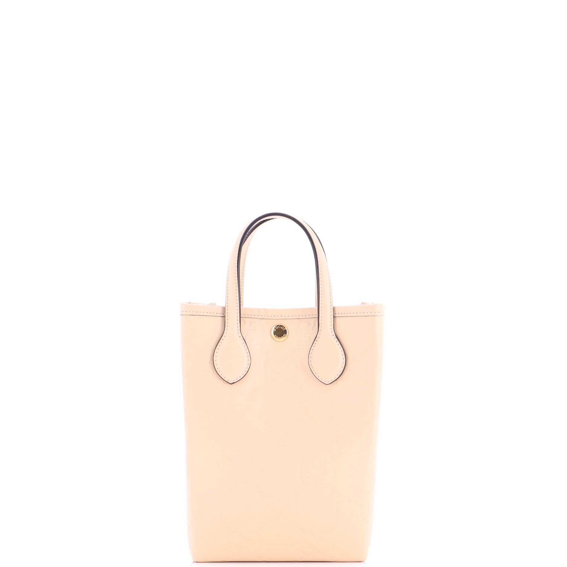 Vertical Tote GG Embossed Leather Mini