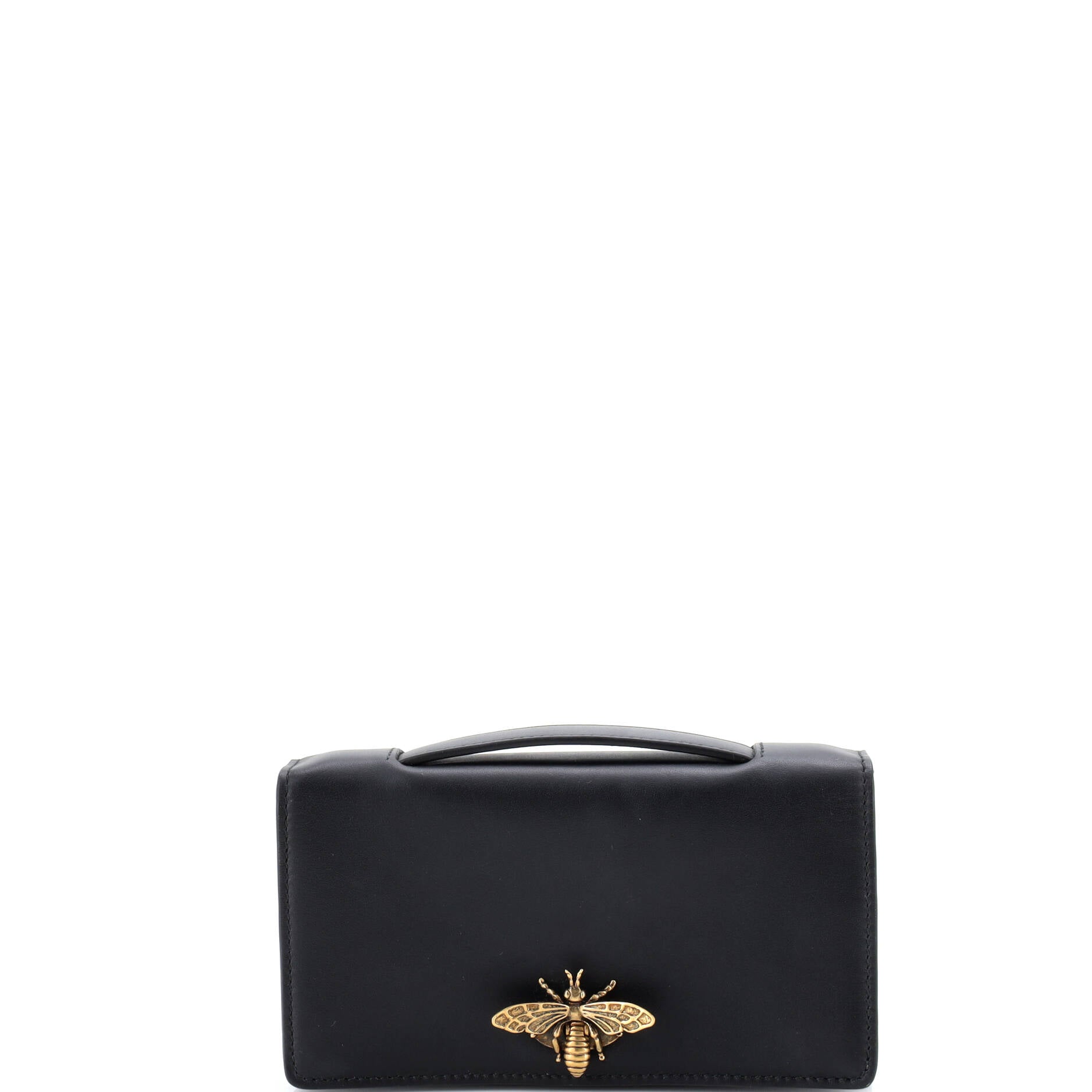 Bee Clutch Leather