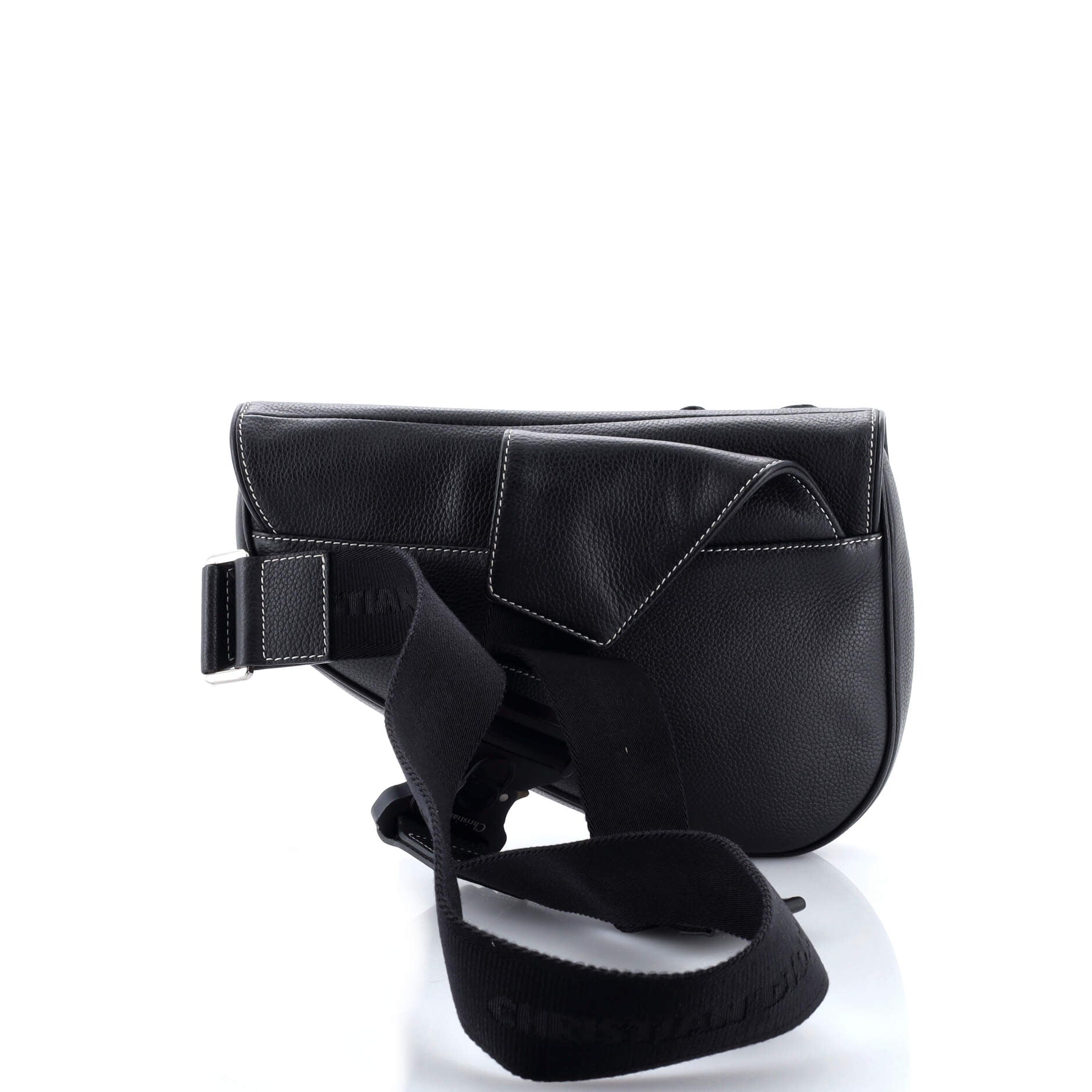 KAWS Saddle Crossbody Bag Leather with Applique