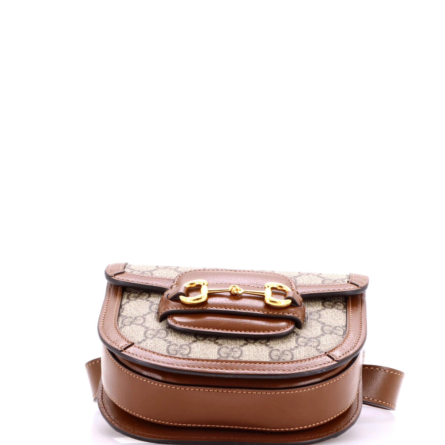 Horsebit 1955 Belt Bag GG Coated Canvas with Leather Mini