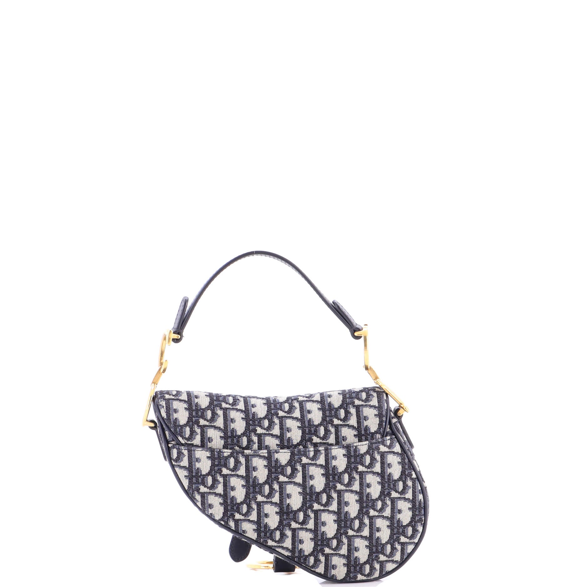 Saddle Handbag Oblique Canvas Mini
