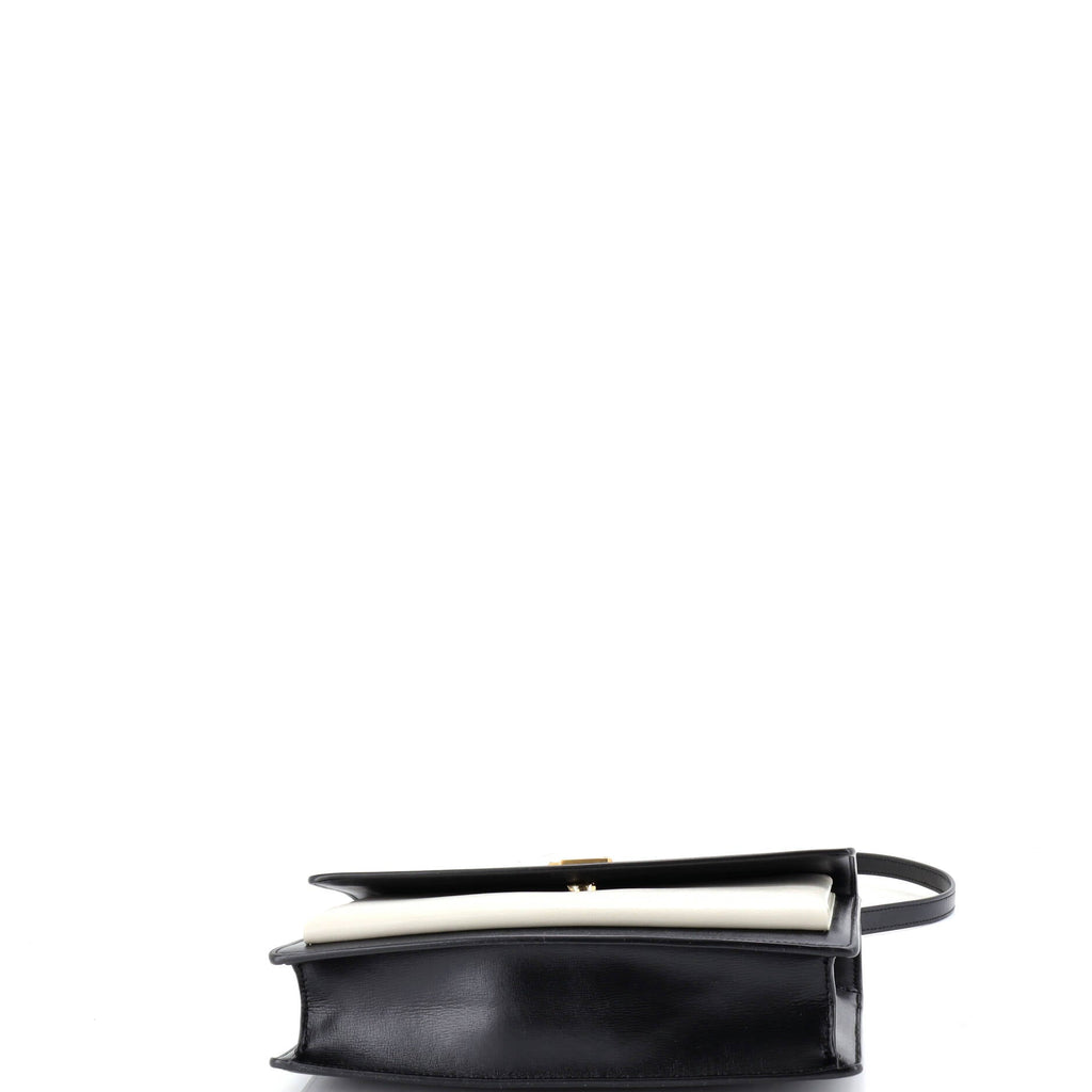 Sunset Top Handle Shoulder Bag Leather Medium