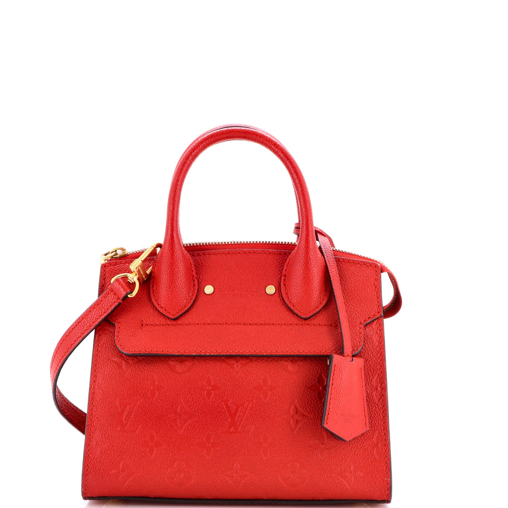 Pont Neuf Handbag Monogram Empreinte Leather Mini