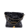 22 Chain Hobo Quilted Calfskin and Patent Small