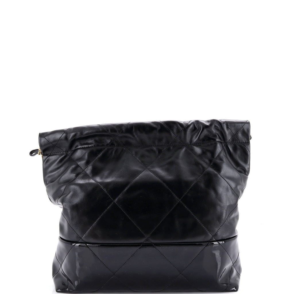 22 Chain Hobo Quilted Calfskin and Patent Small