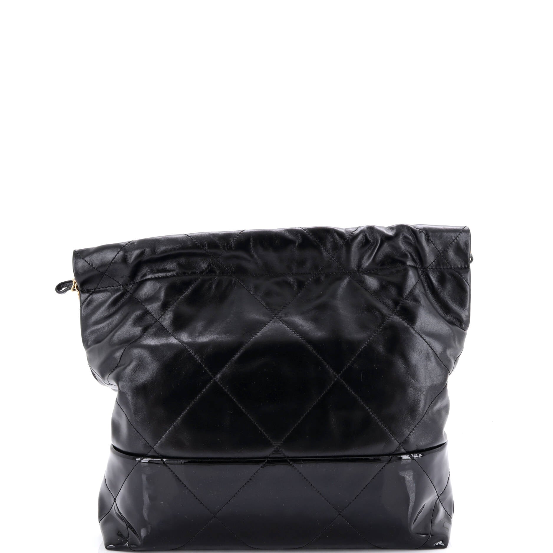 22 Chain Hobo Quilted Calfskin and Patent Small